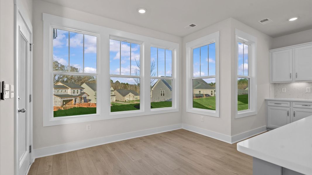 Established charm meets modern elegance in this first-rate dining area by DRB Homes