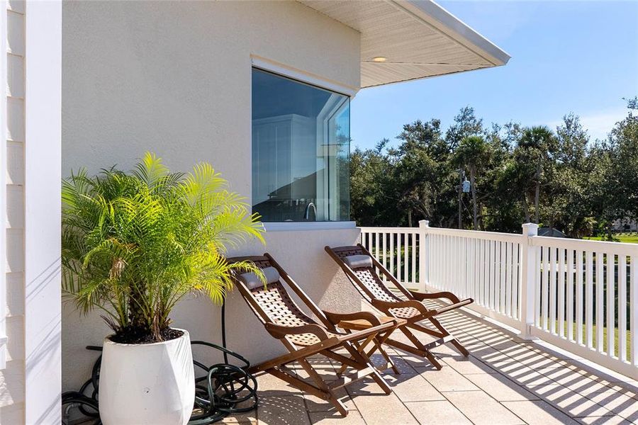 Exterior details and patio area of a home in , Englewood (Image 32).