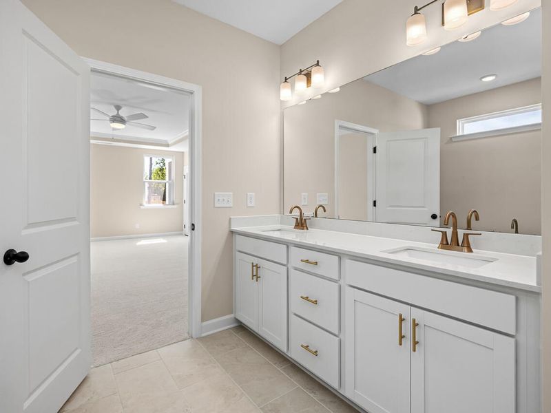 Furnished interior view inside a new home in Tobacco Road, Angier (Image 10).