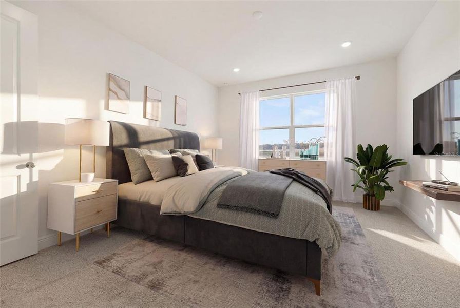 Furnished interior view inside a new home in Reserve at Hammock Oaks, Lady Lake (Image 8).