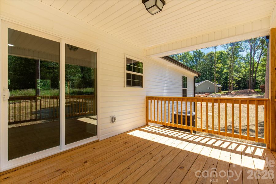Exterior details and patio area of a home in , McConnells (Image 17).
