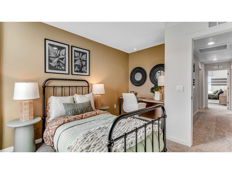 Furnished interior view inside a new home in Prairie Song, Windsor (Image 10).