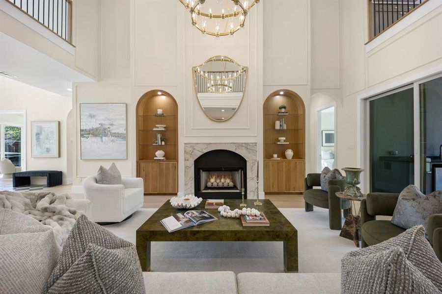 Furnished interior view inside a new home in , Dallas (Image 12).