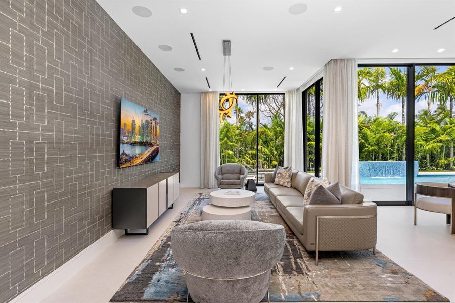 Furnished interior view inside a new home in , Boca Raton (Image 71).