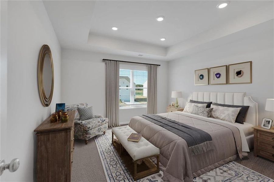 Furnished interior view inside a new home in Salacoa, Calhoun (Image 6).