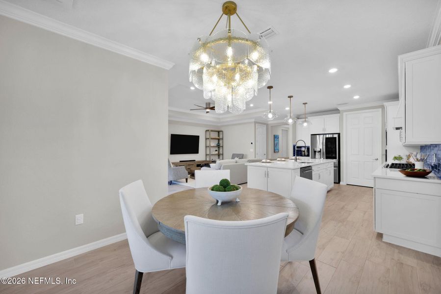 Furnished interior view inside a new home in , Ponte Vedra (Image 10).