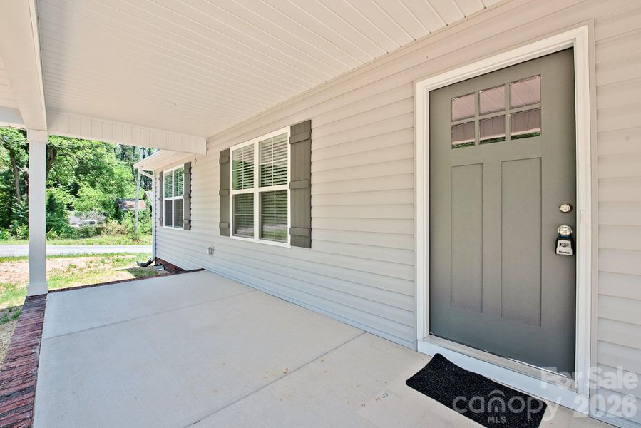 Exterior details and patio area of a home in , Kannapolis (Image 12).