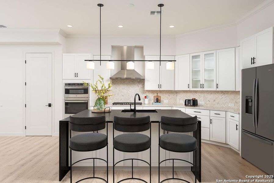 Furnished interior view inside a new home in , Kerrville (Image 3). Furnished interior view inside a new home in , Kerrville (Image 3).