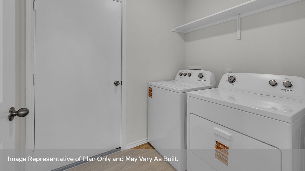 Representative furnished interior of a home built from the The Caroline by D.R. Horton in Bollinger, Maxwell (Image 4).