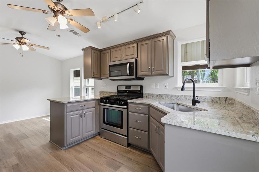 Furnished interior view inside a new home in , Yantis (Image 10).