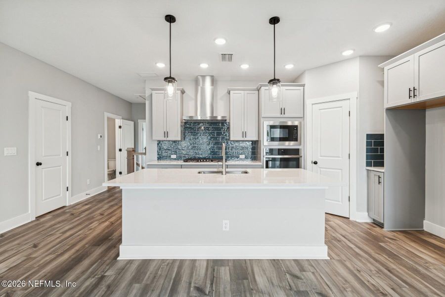Furnished interior view inside a new home in Kettering at eTown - Traditional Collection, Jacksonville (Image 4). Furnished interior view inside a new home in Kettering at eTown - Traditional Collection, Jacksonville (Image 4).