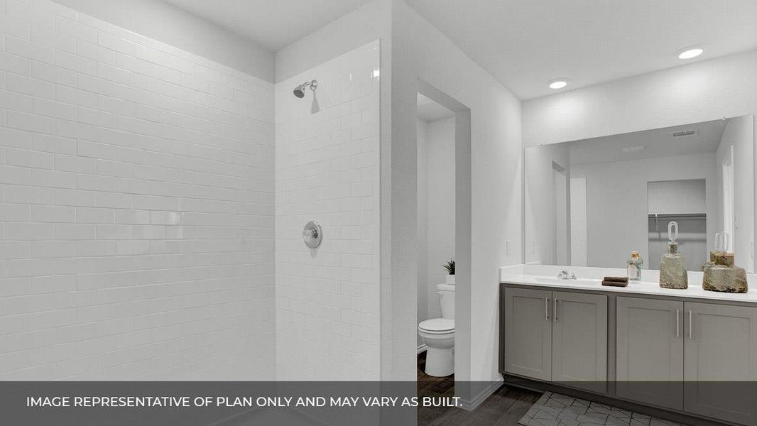 Furnished interior view inside a new home in Southgrove, Kyle (Image 10).