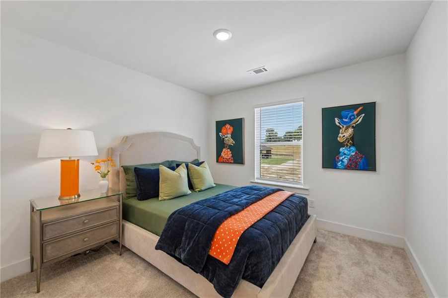 Furnished interior view inside a new home in Tribute, Hoschton (Image 11).