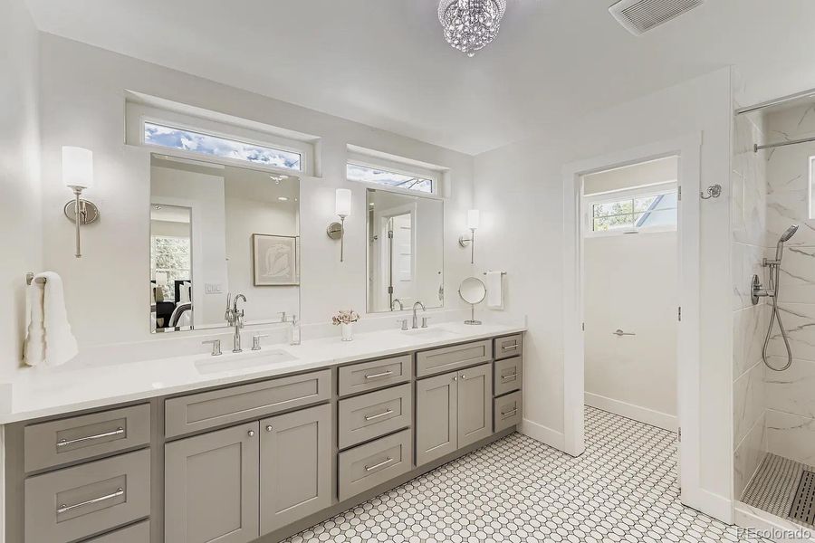 Furnished interior view inside a new home in , Denver (Image 34).