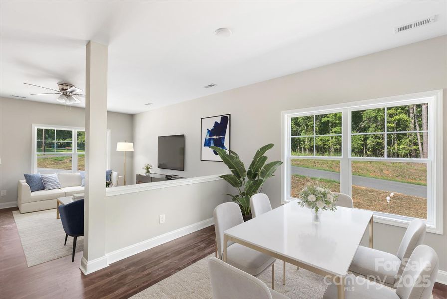 Furnished interior view inside a new home in , Norwood (Image 5).