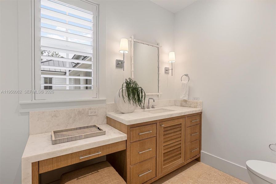 Furnished interior view inside a new home in , Islamorada, Village of Islands (Image 57).