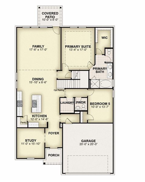 2D floor plan layout for the Freedom by Rockwell Homes in South Meadow, Melissa, TX (Image 5). 2D floor plan layout for the Freedom by Rockwell Homes in South Meadow, Melissa, TX (Image 5).