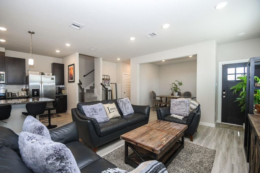 Furnished interior view inside a new home in , Houston (Image 8). Furnished interior view inside a new home in , Houston (Image 8).