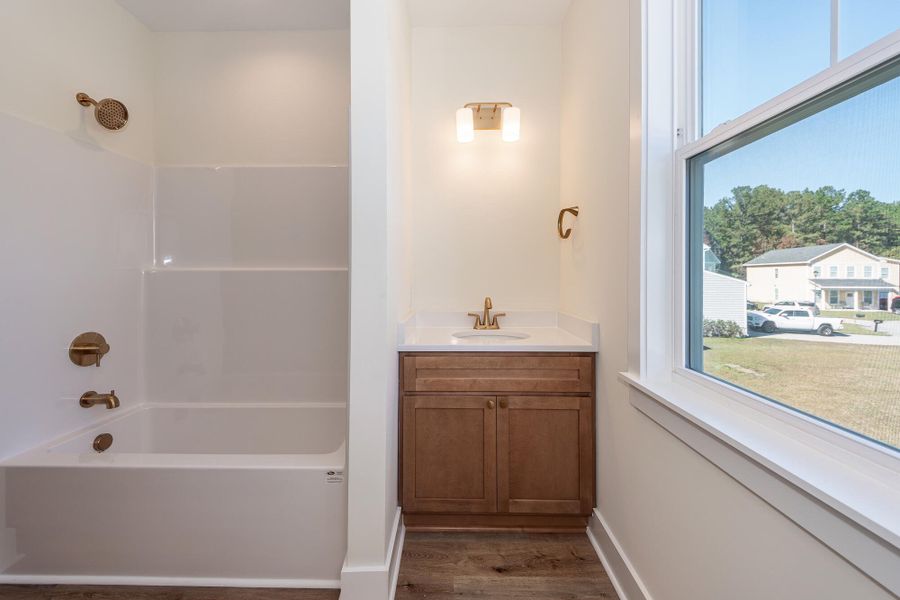 Furnished interior view inside a new home in , Huger (Image 10).
