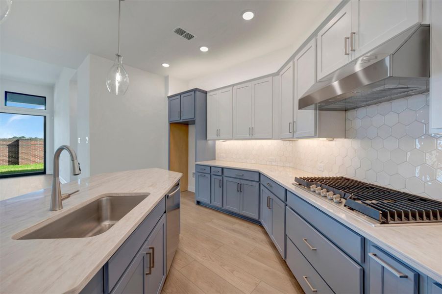 Furnished interior view inside a new home in Sienna - Grove Collection, Missouri City (Image 7).