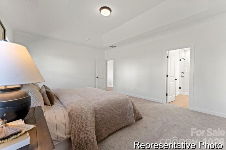 Furnished interior view inside a new home in , Wingate (Image 10).