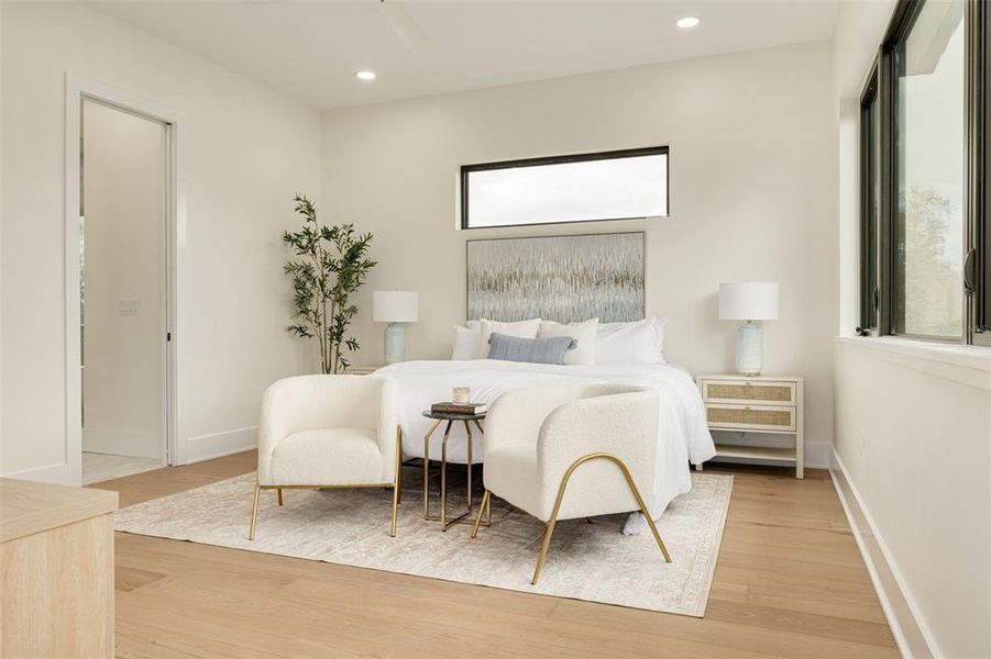 Furnished interior view inside a new home in , Tampa (Image 50).