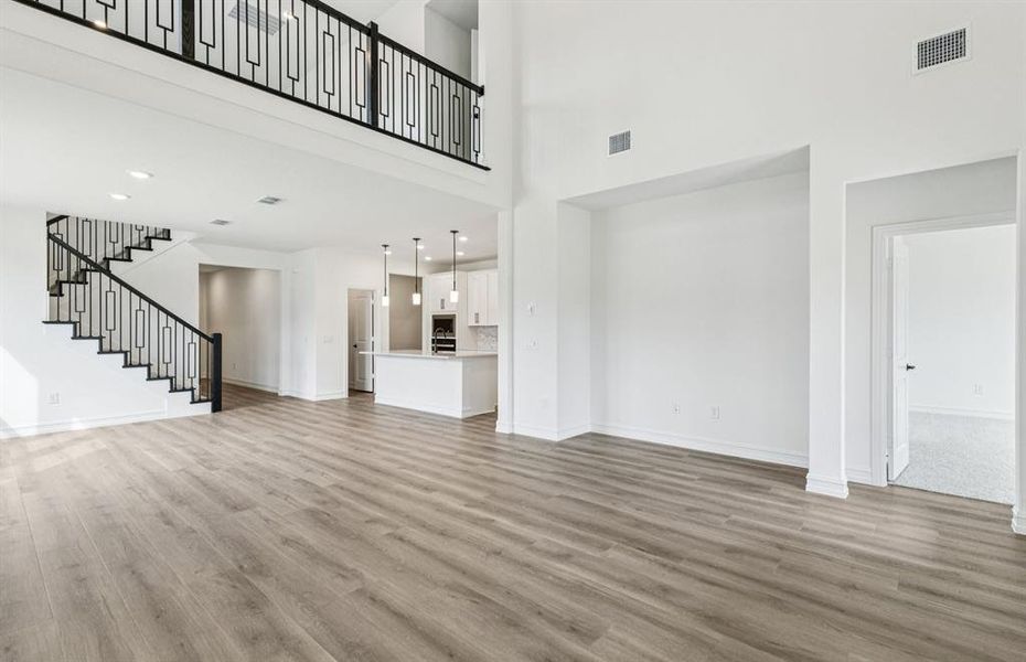 Gathering room with view of main living areas Gathering room with view of main living areas