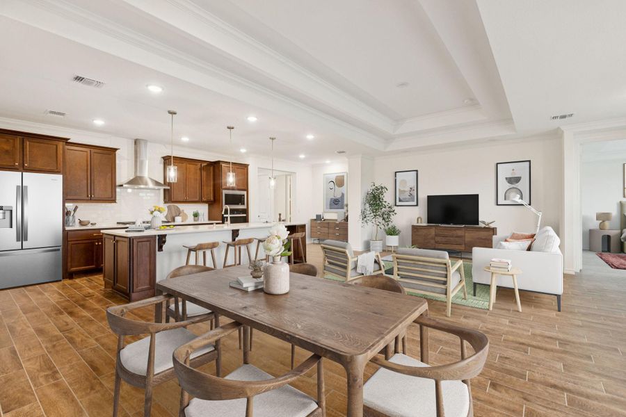 Furnished interior view inside a new home in Del Webb Fulshear, Fulshear (Image 13).