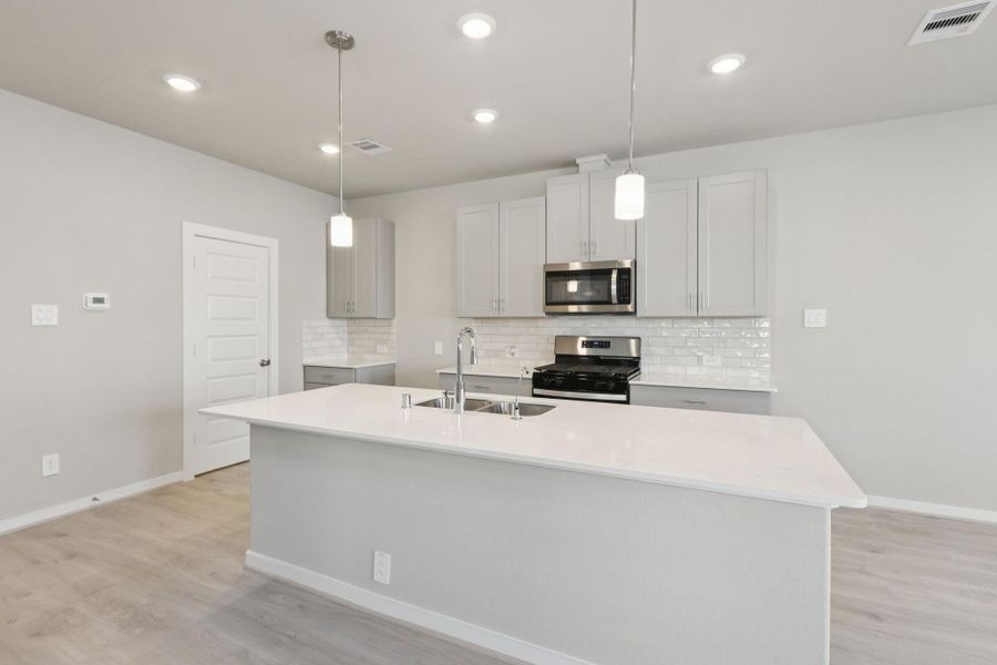 Furnished interior view inside a new home in Kemah Crossing - City Series, Kemah (Image 8). Furnished interior view inside a new home in Kemah Crossing - City Series, Kemah (Image 8).