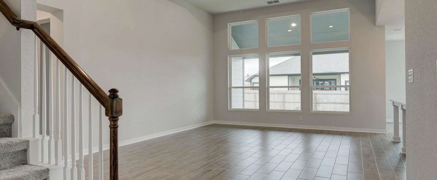 Representative unfurnished interior of a home built from the Guadalupe by Ashton Woods in Saddlebrook Ranch, Schertz (Image 15).