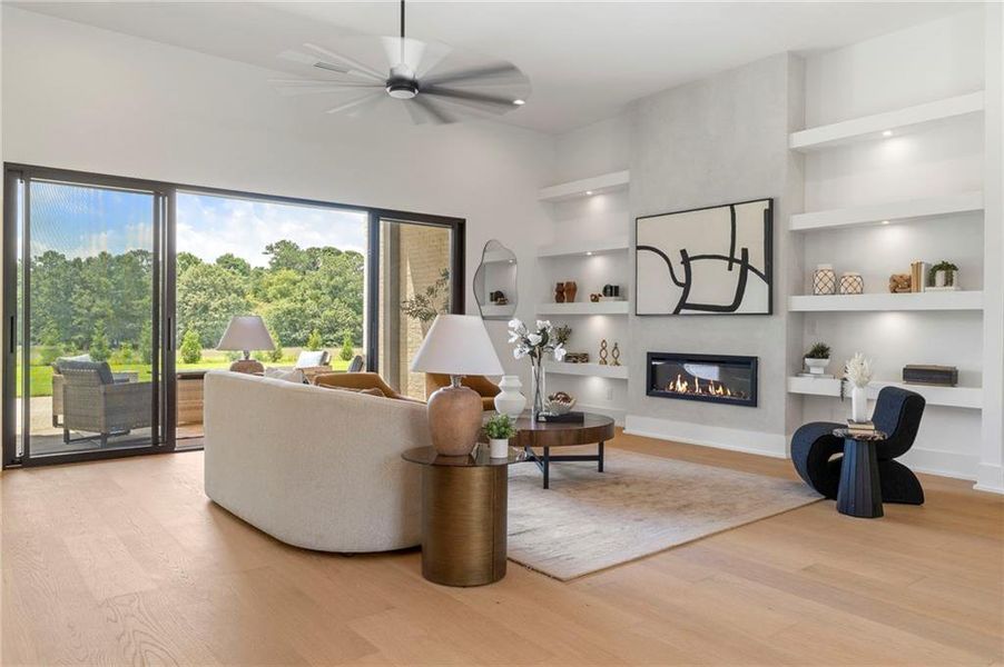 Furnished interior view inside a new home in , McDonough (Image 65).