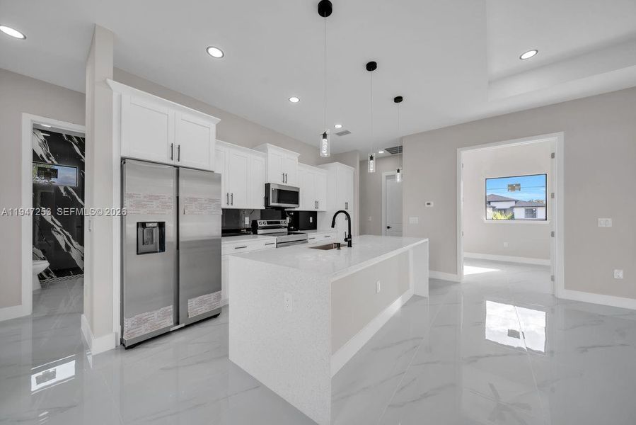 Furnished interior view inside a new home in , Lehigh Acres (Image 9).