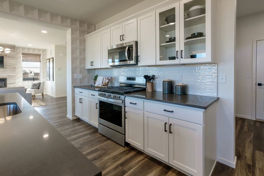 Representative furnished interior of a home built from the Twain by Hartford Homes in Trailside, Timnath (Image 42).