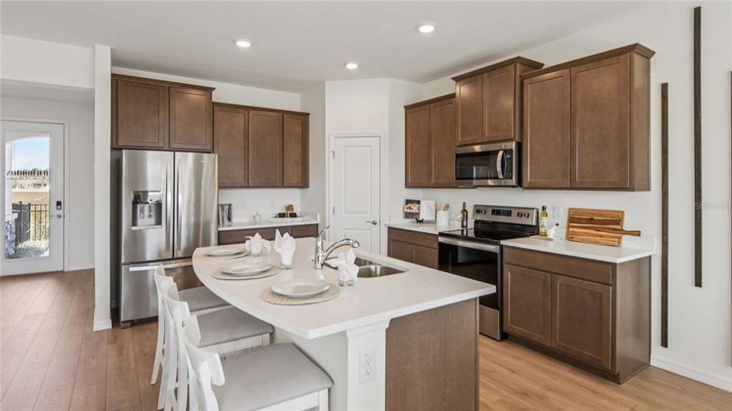 Furnished interior view inside a new home in Sandal Key, Weeki Wachee (Image 12).