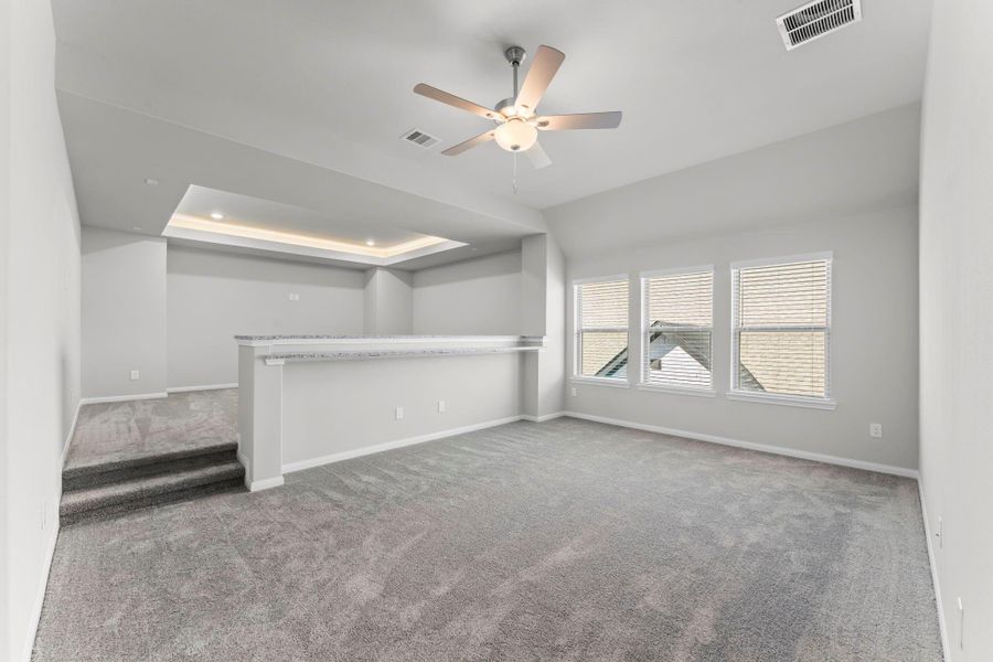 Spacious, unfurnished interior of a new home in The Highlands, Porter (Image 36).