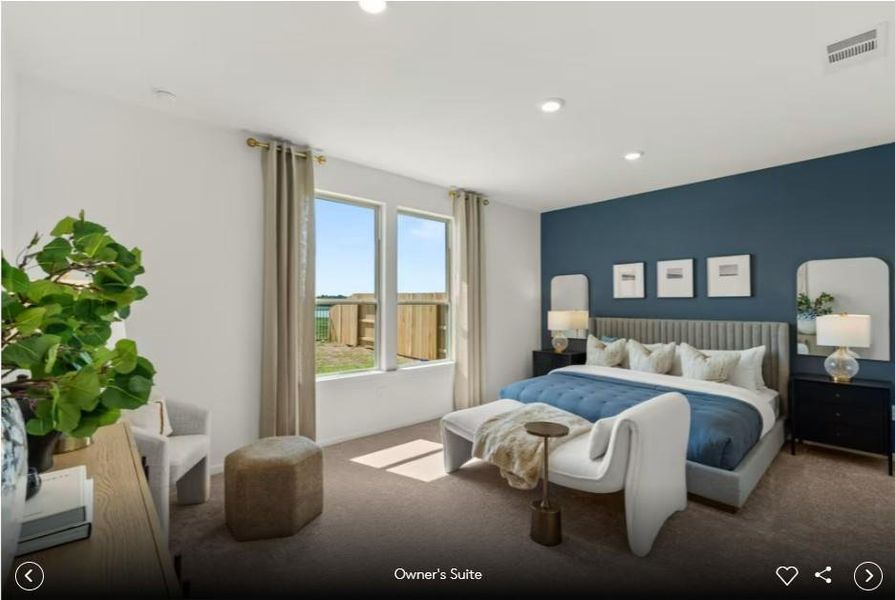 Furnished interior view inside a new home in County View, Temple (Image 7). Furnished interior view inside a new home in County View, Temple (Image 7).