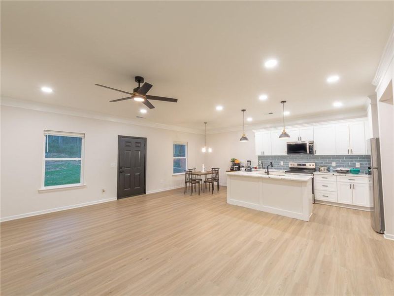 Furnished interior view inside a new home in , Cartersville (Image 5).