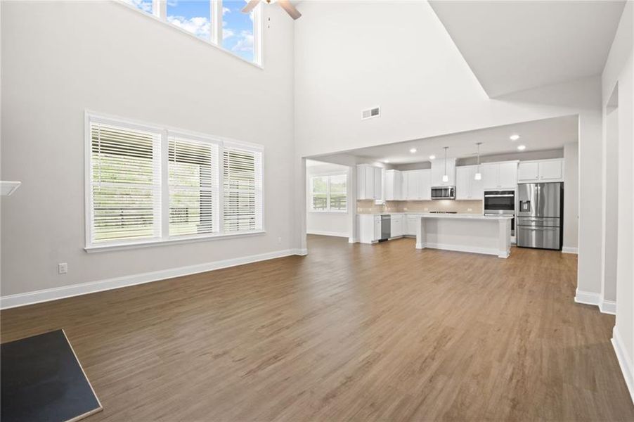 Spacious, unfurnished interior of a new home in Carmichael Farms, Canton (Image 33). Spacious, unfurnished interior of a new home in Carmichael Farms, Canton (Image 33).
