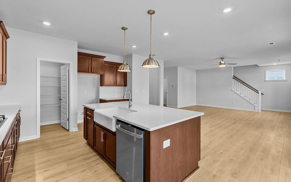 Furnished interior view inside a new home in Hanes Lake, Winston-Salem (Image 11).