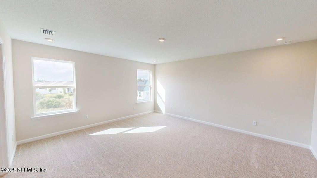 Spacious, unfurnished interior of a new home in Lakes at Bella Lago, Green Cove Springs (Image 15). Spacious, unfurnished interior of a new home in Lakes at Bella Lago, Green Cove Springs (Image 15).