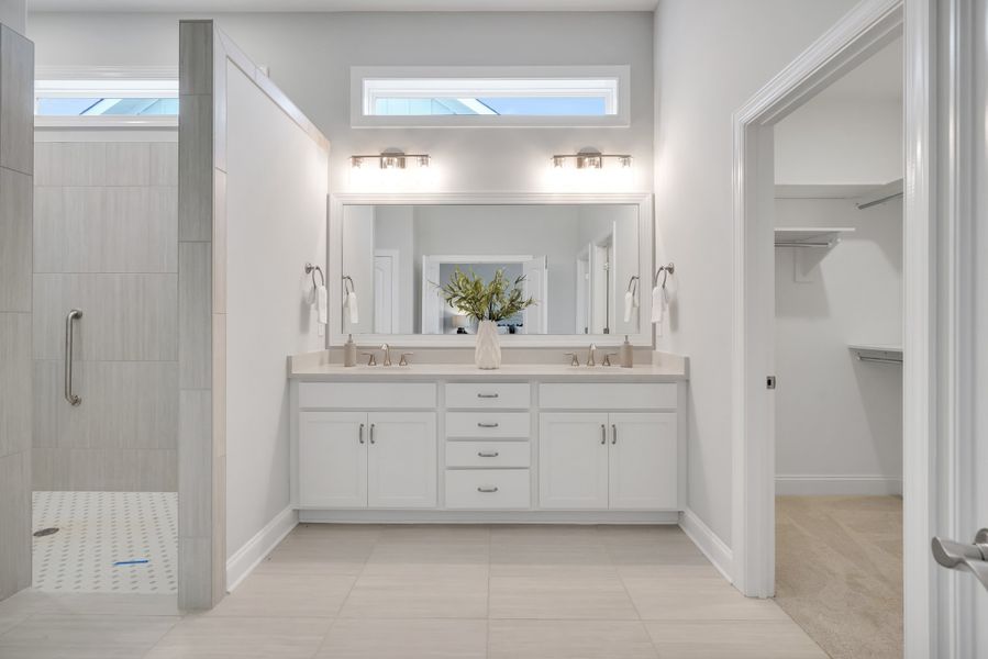 Representative furnished interior of a home built from the Pierre's Bay by Kent Homes in Oyster Harbour, Supply (Image 133).