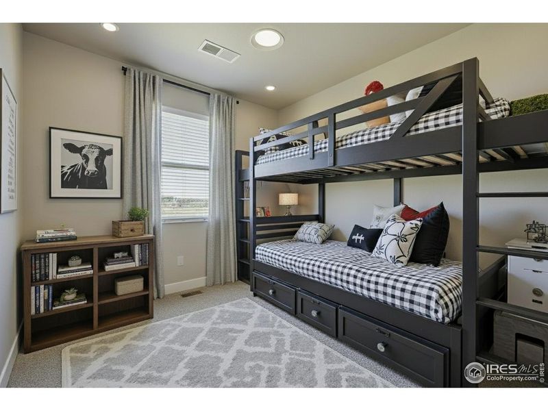 Furnished interior view inside a new home in Country Club Reserve – Fort Collins, Fort Collins (Image 13).
