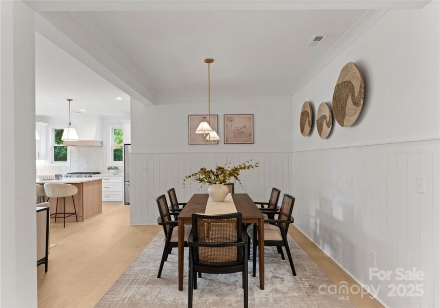 Furnished interior view inside a new home in , Charlotte (Image 11). Furnished interior view inside a new home in , Charlotte (Image 11).