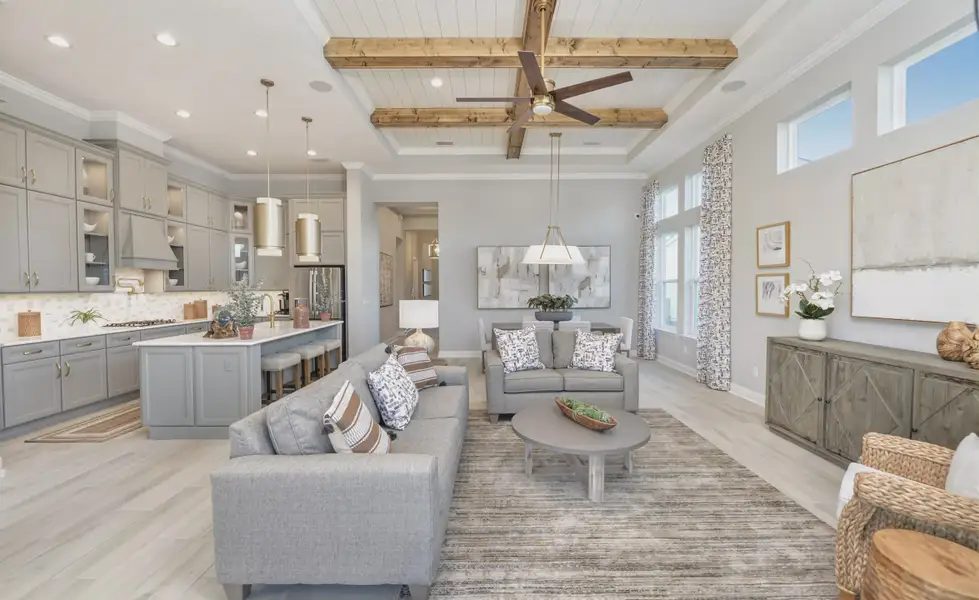 Furnished interior view inside a new home in SilverLeaf, St. Augustine (Image 30). Furnished interior view inside a new home in SilverLeaf, St. Augustine (Image 30).