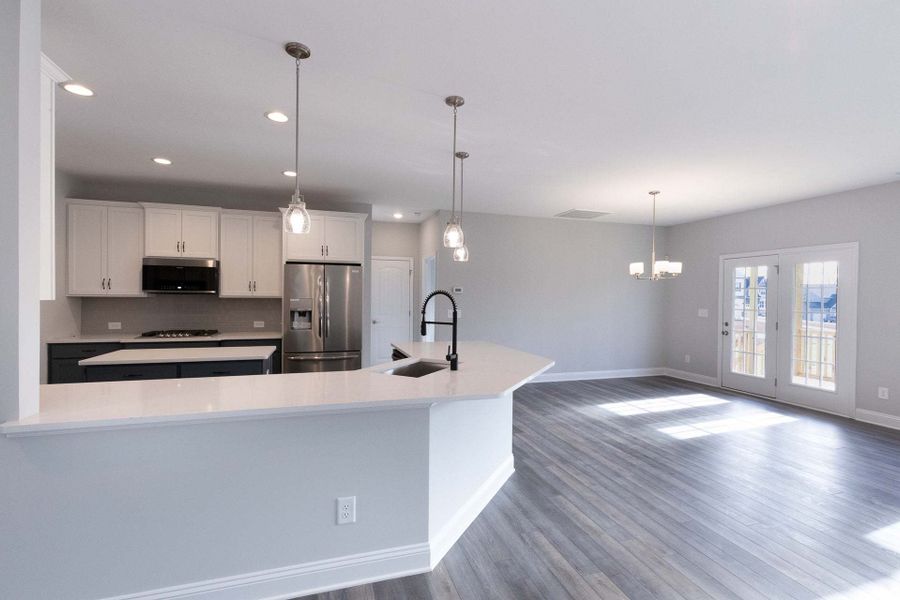 Representative furnished interior of a home built from the Bladen by Caviness & Cates Communities in Maggie Way, Wendell (Image 143).