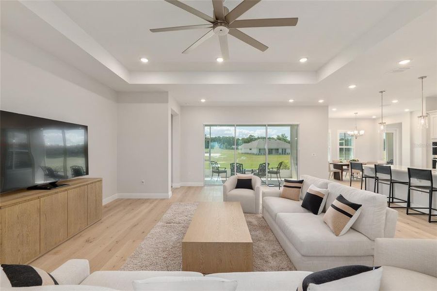 Furnished interior view inside a new home in , Ocala (Image 45). Furnished interior view inside a new home in , Ocala (Image 45).