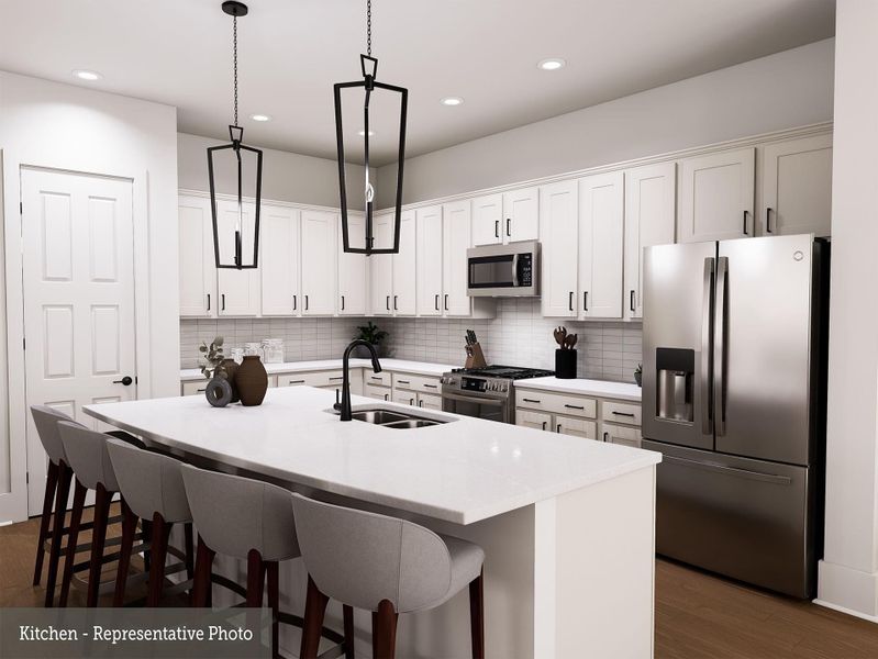 Furnished interior view inside a new home in Colton 45' Homesites, Todd Mission (Image 13).