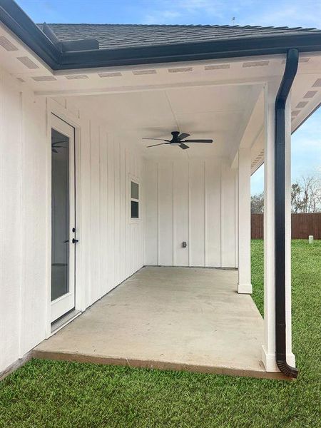 Exterior details and patio area of a home in , Whitney (Image 26).