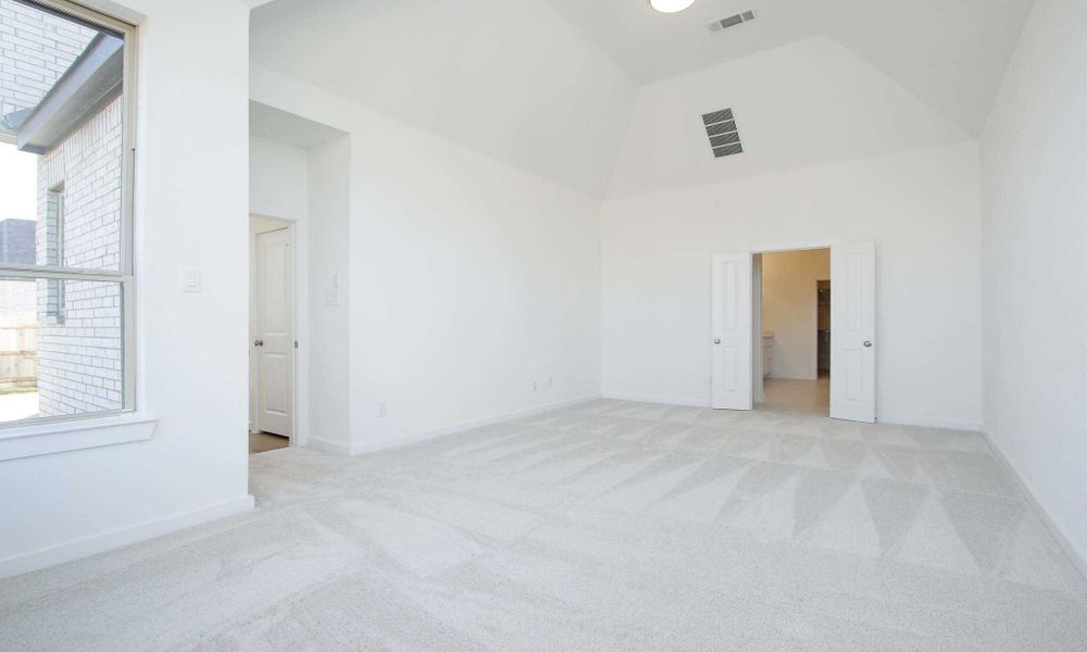 Representative Primary Bedroom - some options shown Representative Primary Bedroom - some options shown