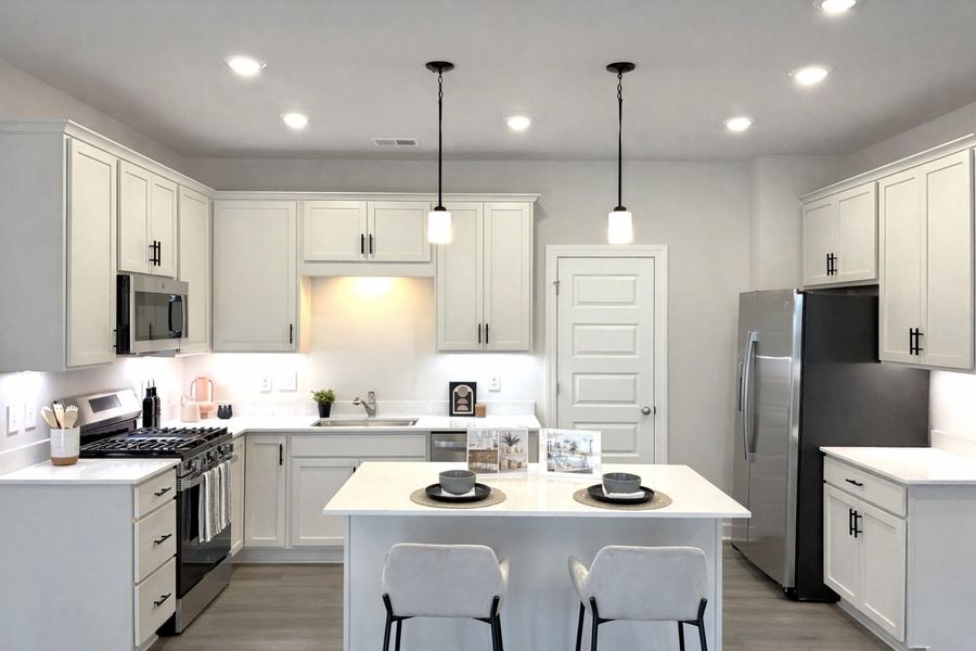 Furnished interior view inside a new home in Holly Ridge, Greenville (Image 6).